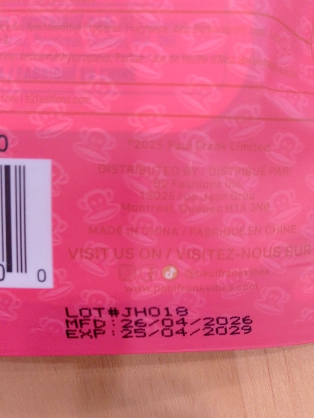 Paul Frank Hand Sanitizer Spray Set 3 - Watermelon - Picture 9 of 10